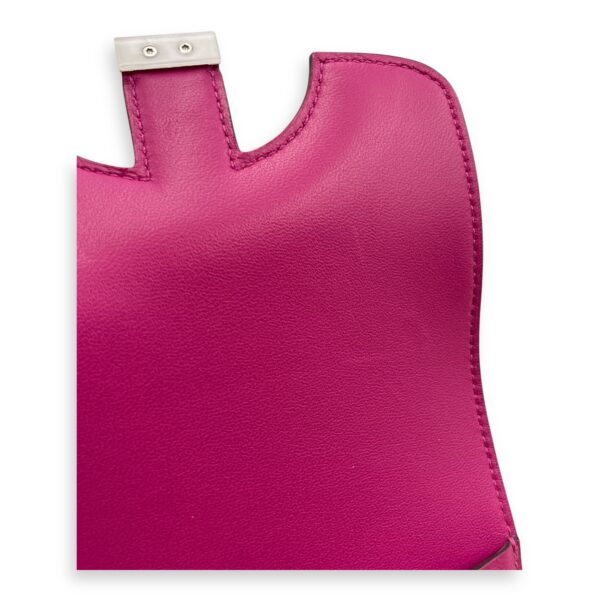 2002 Rose Pourpre Wallet in Evercolor, Palladium hardware - Image 12