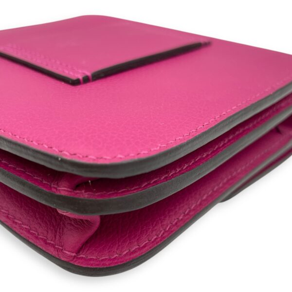 2002 Rose Pourpre Wallet in Evercolor, Palladium hardware - Image 11
