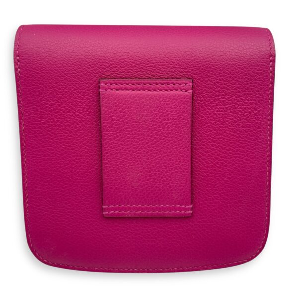 2002 Rose Pourpre Wallet in Evercolor, Palladium hardware - Image 3