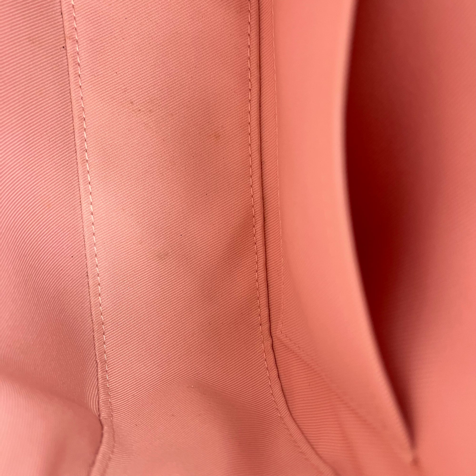 Saintonge Crossbody Bag Azur in Coated Canvas, Gold hardware - Image 12