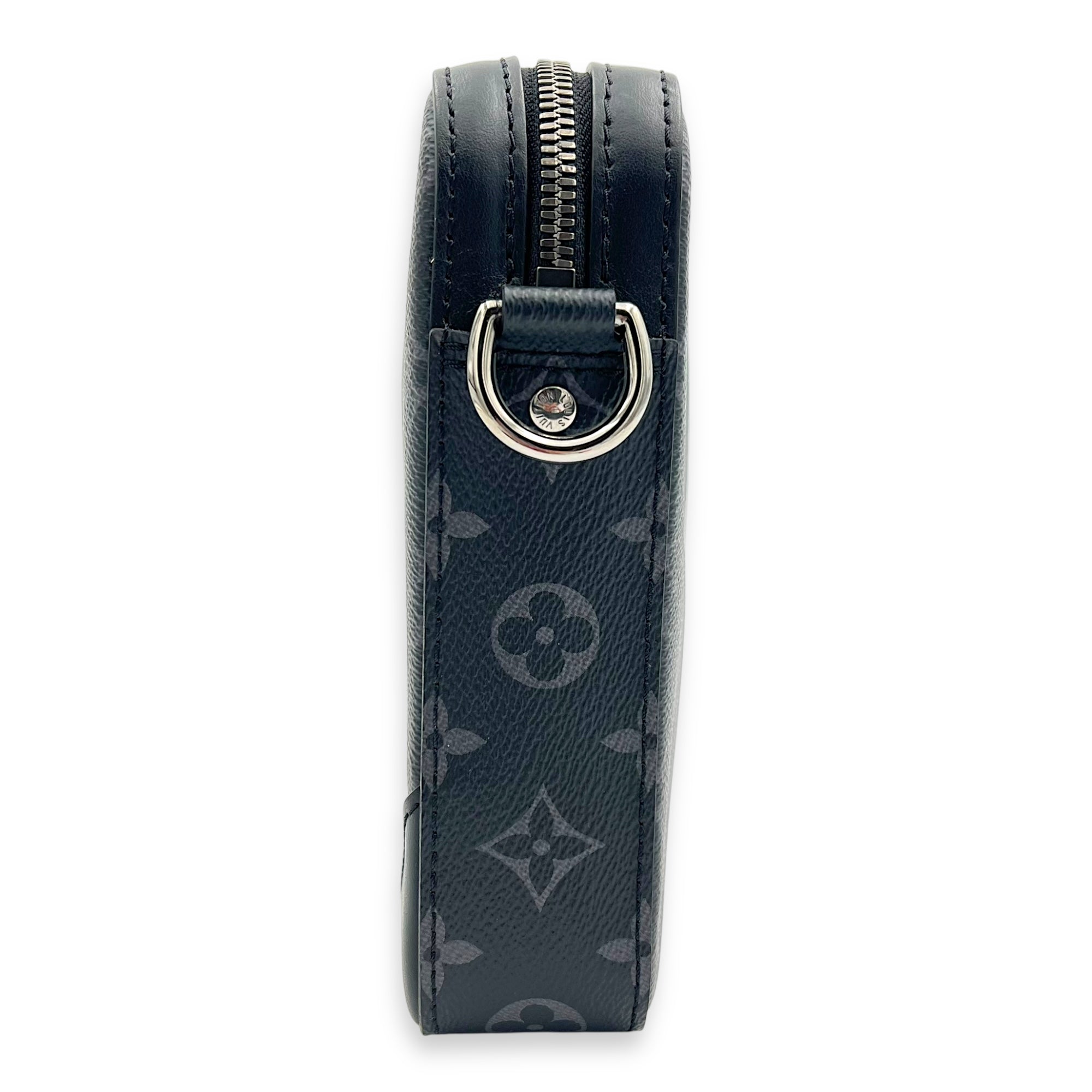 Trio Messenger Eclipse in Monogram Coated Canvas, Silver hardware - Image 4