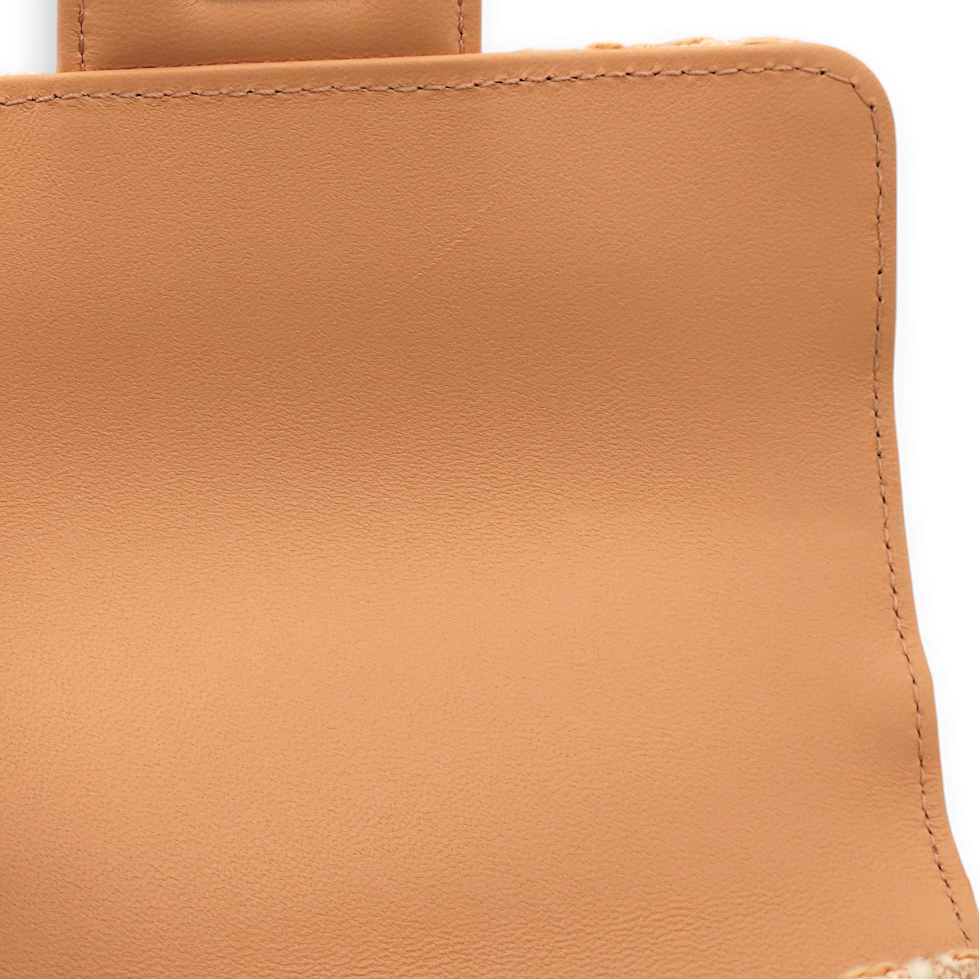 Coco Crush Multi-colour Top Handle Bag in Tweed/Calf, Gold hardware - Image 3