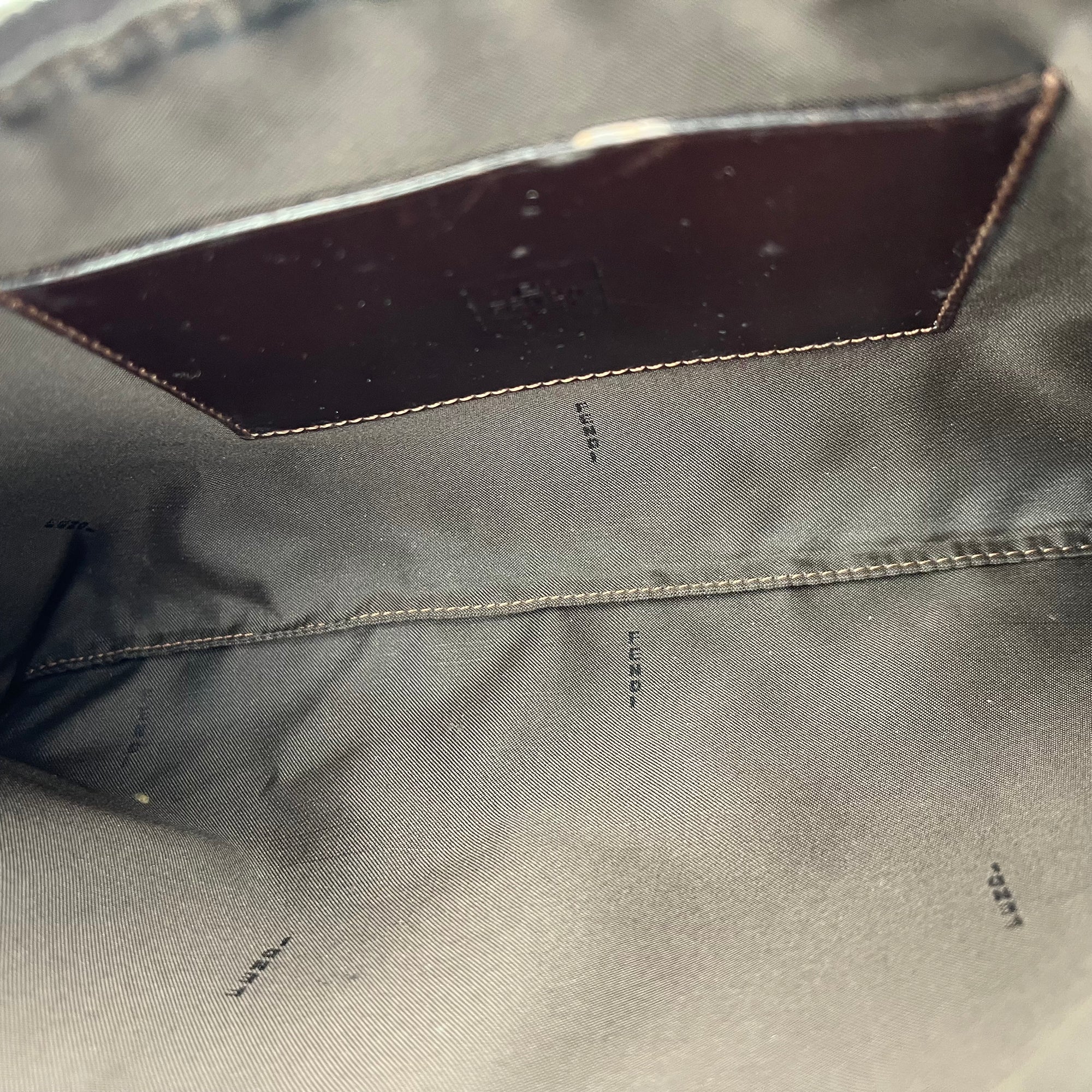 Logo Shoulder Bag Brown in Canvas, Silver hardware - Image 10