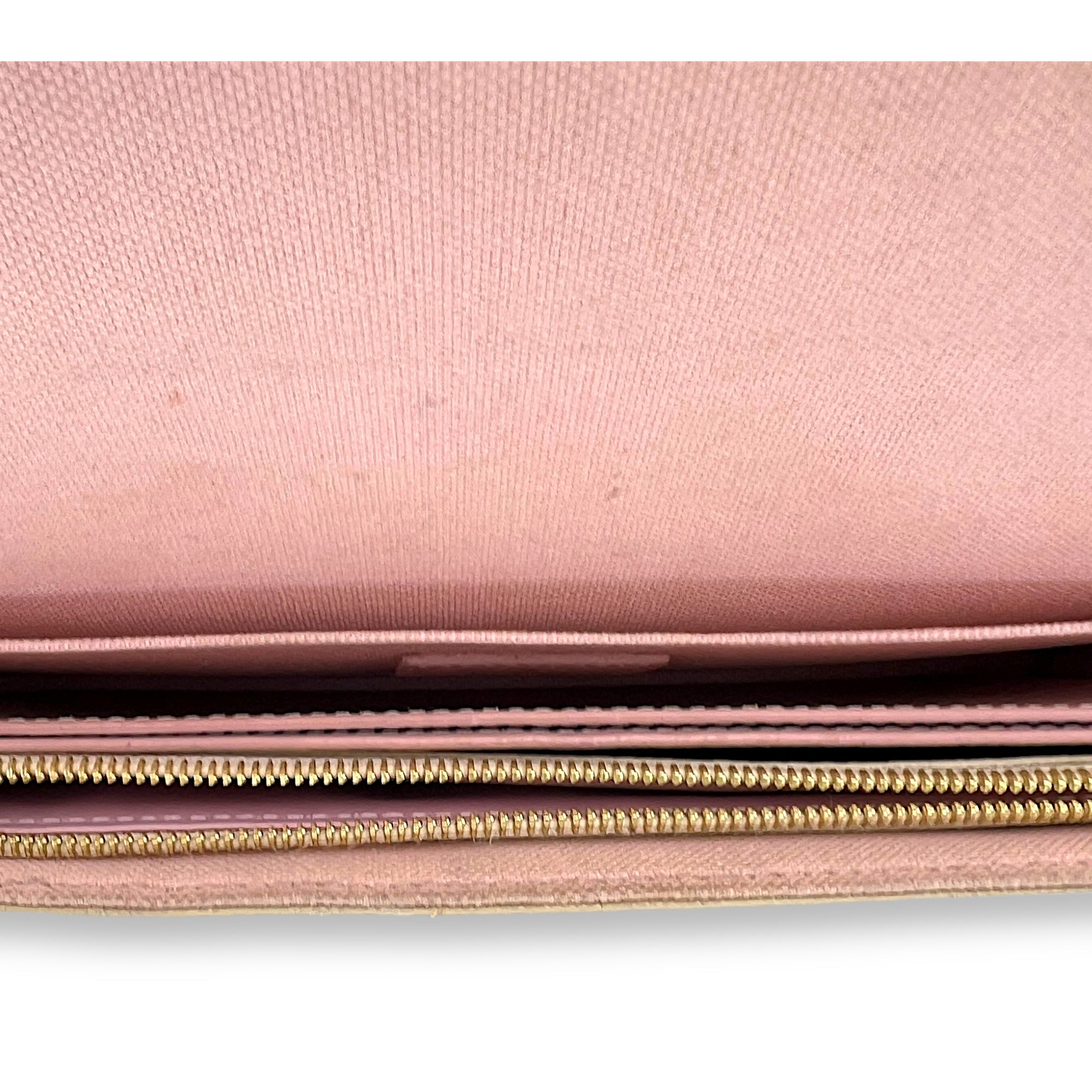 Felicie Damier Azur Wallet On Chain in Coated Canvas, Gold hardware - Image 7