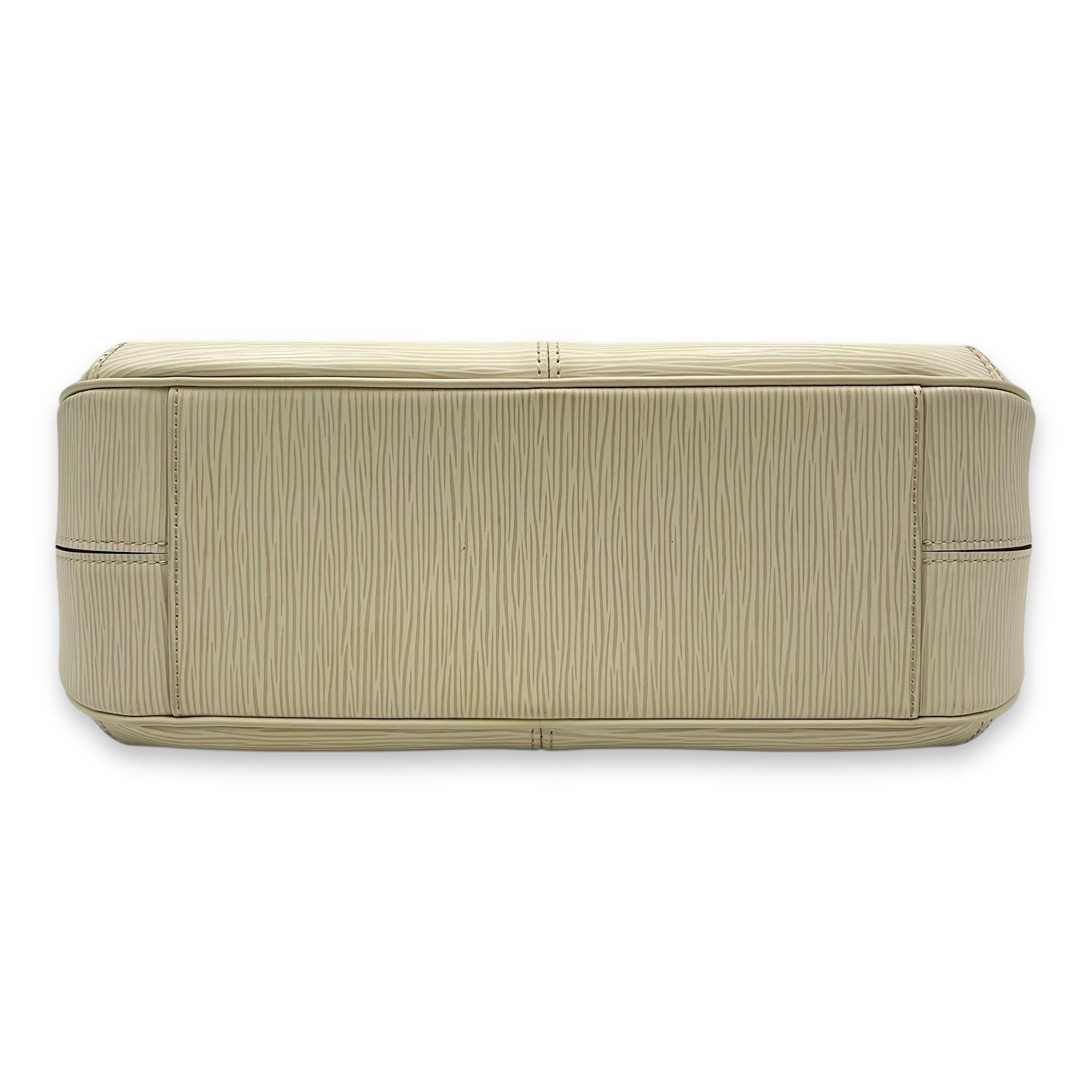 Turenne Shoulder Bag White in Epi Leather, Silver hardware - Image 6