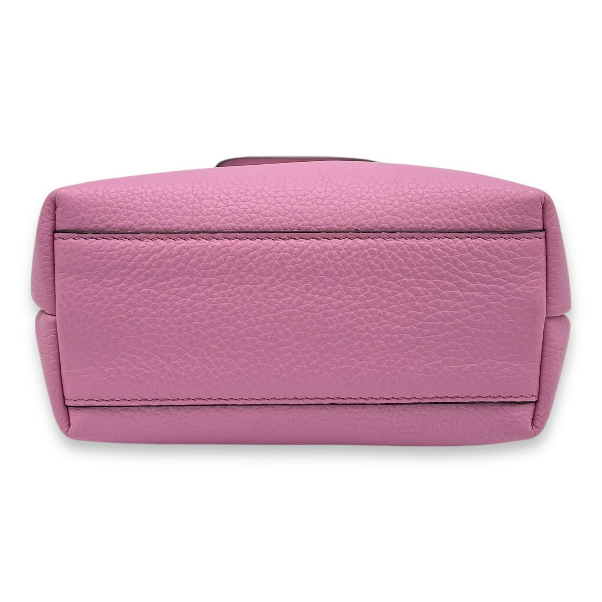 Others Mini Pink Top Handle Bag in Calfskin, Gold hardware - Image 7
