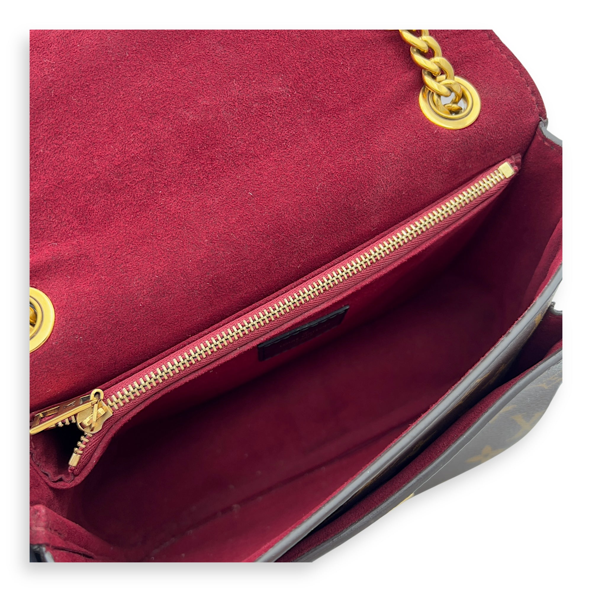 Passy Shoulder Bag Brown in Monogram Coated Canvas, Gold hardware - Image 7