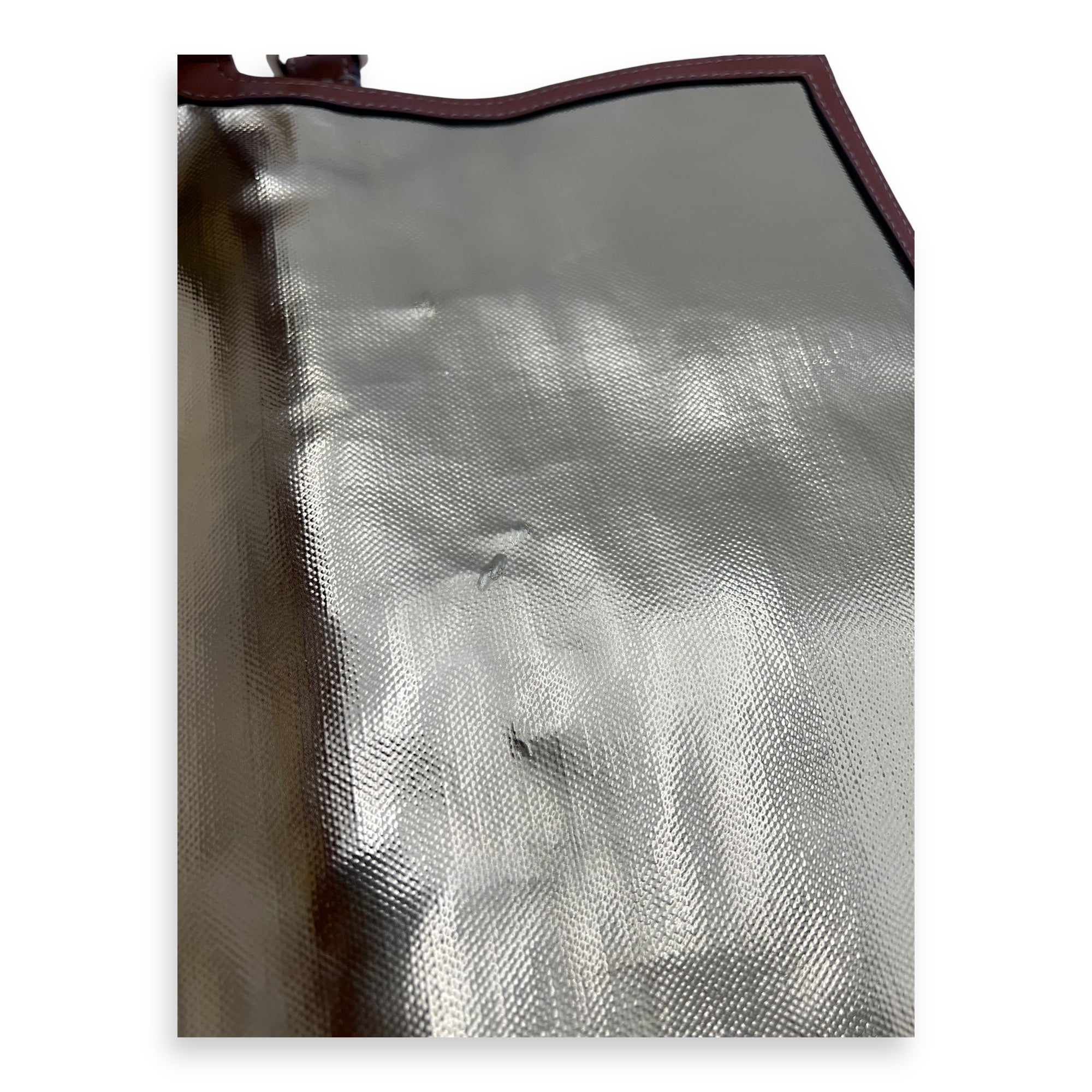 Baguette Shoulder Bag Blue in Denim, Gold hardware - Image 11