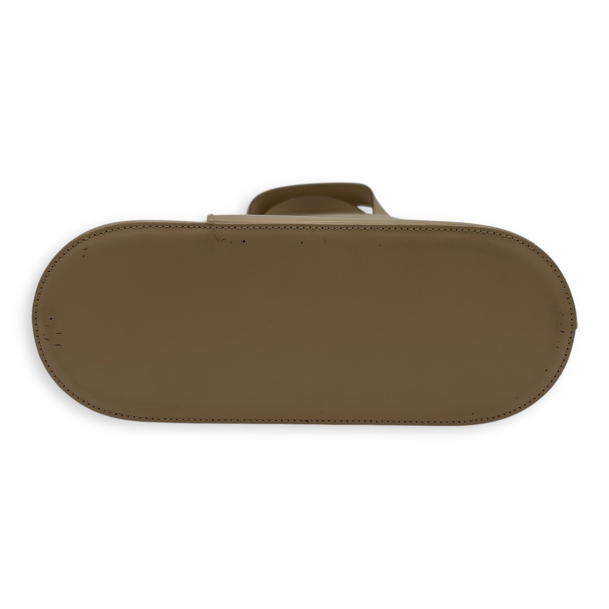 Gancini Silver Top Handle Bag in Calfskin, Silver hardware - Image 6