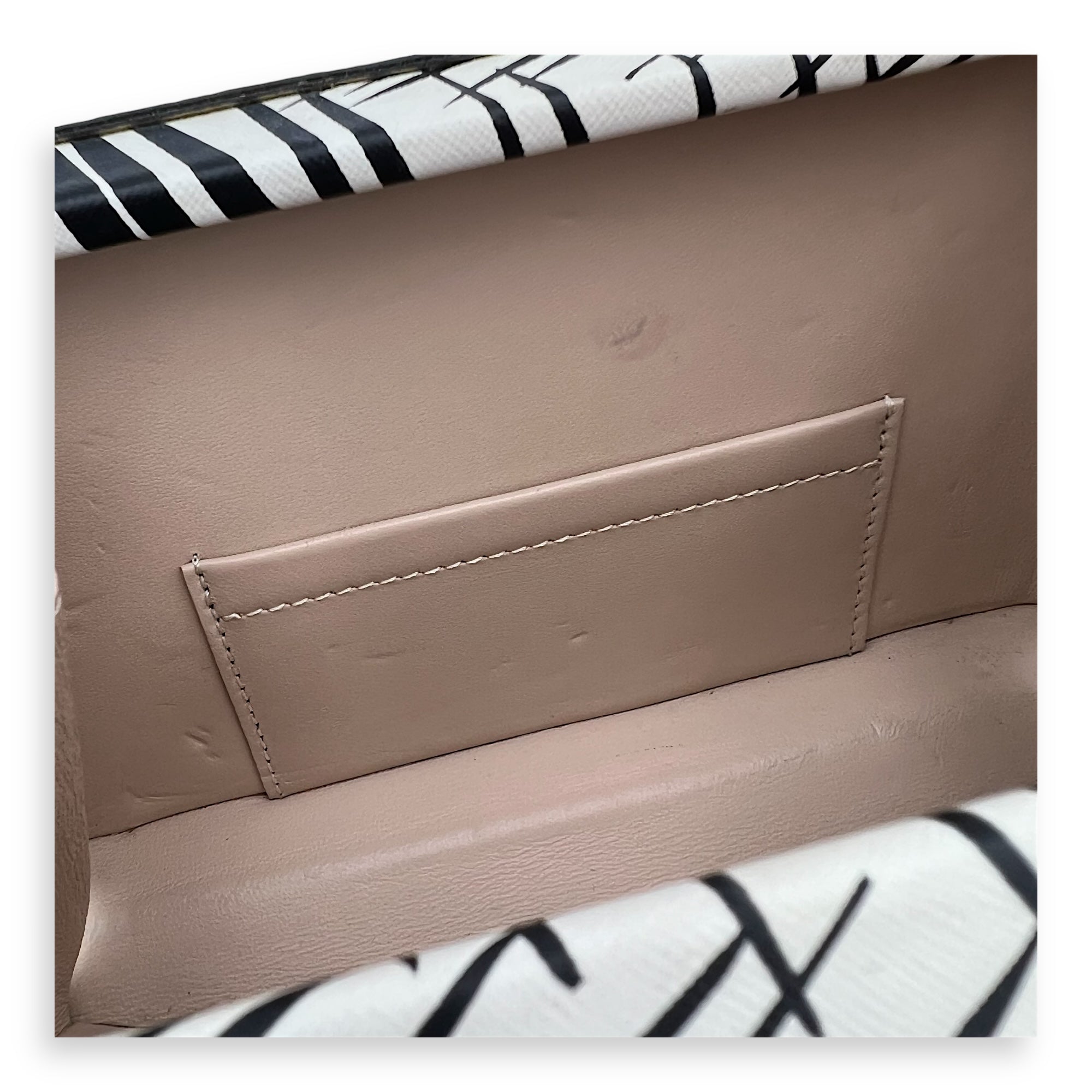 Trunk Shoulder Bag Palm Nour Cruise in Monogram Coated Canvas, Silver hardware - Image 11