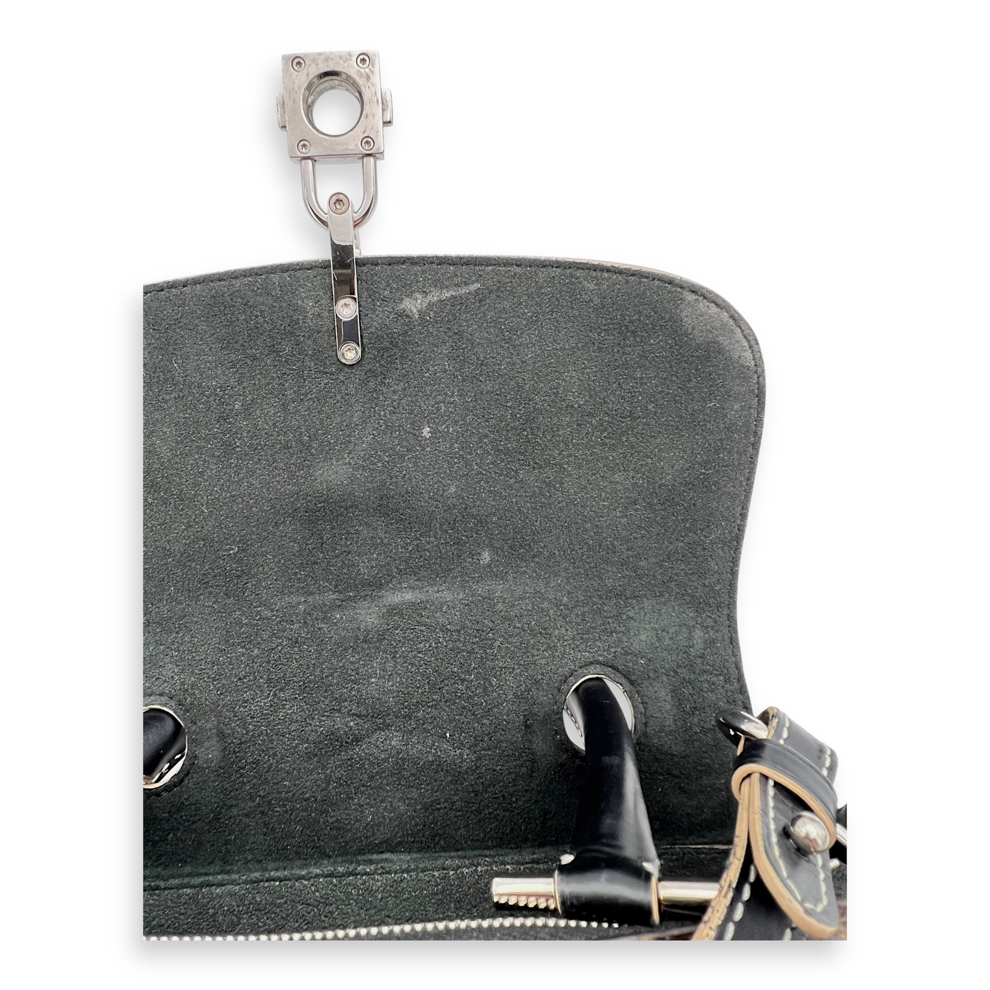 Chain It Top Handle Bag Brown in Monogram Coated Canvas, Silver hardware - Image 8