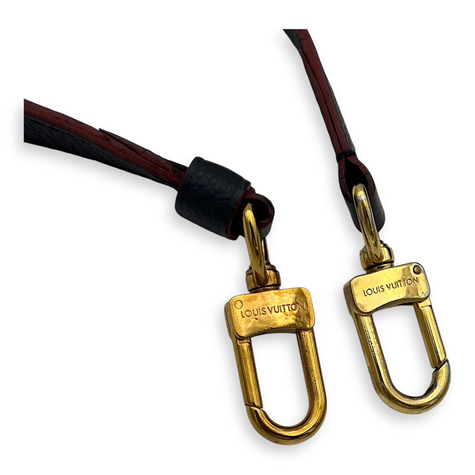 Speedy Bandouliere Top Handle Bag 25 Blue in Empreinte Leather, Gold hardware - Image 14