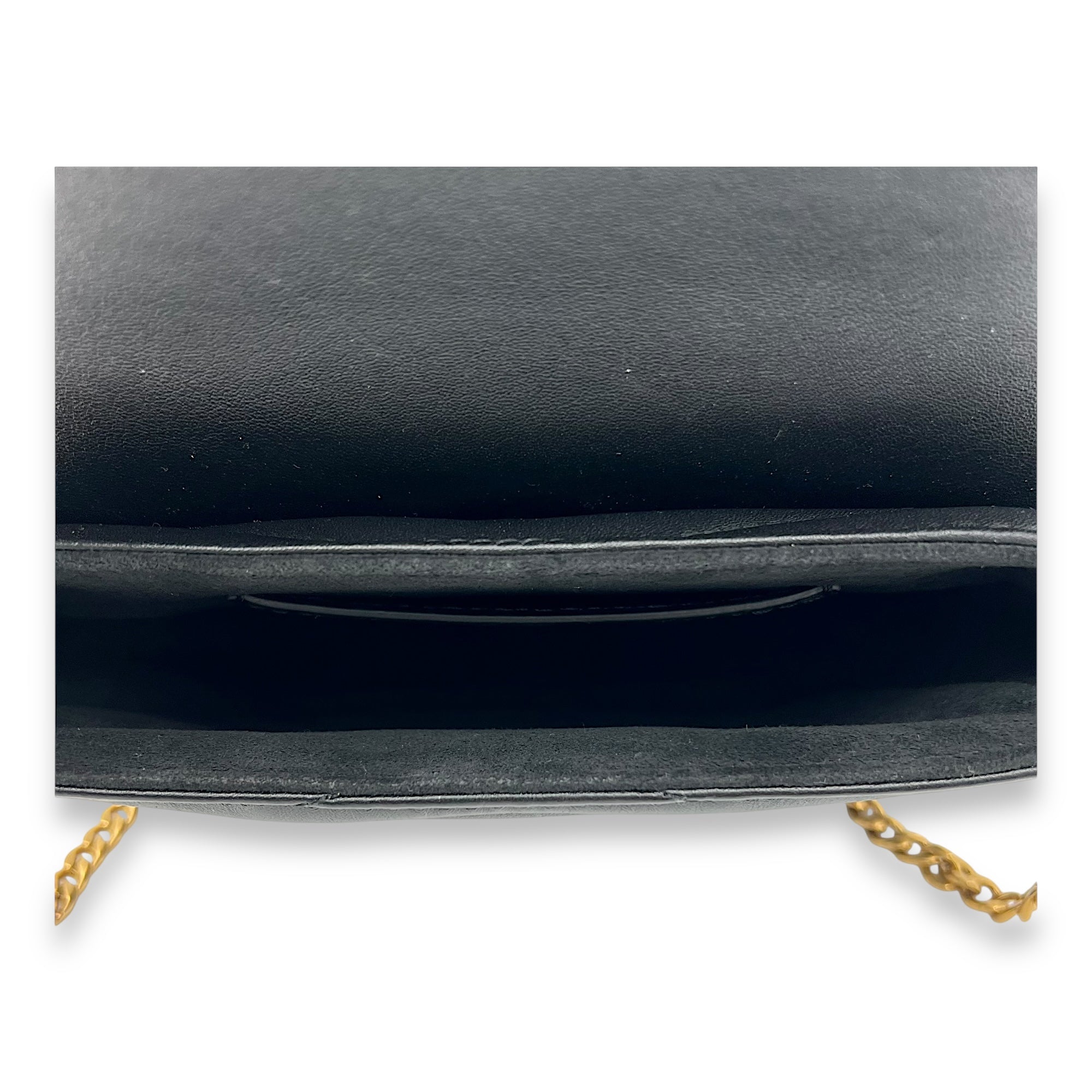 New Wave Multi Pochette Black Shoulder Bag in Calfskin, Gold hardware - Image 7