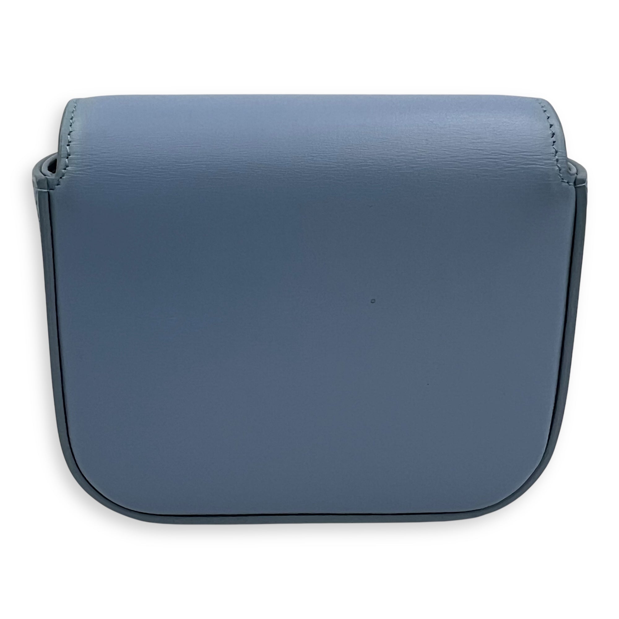 Claude Crossbody Bag Blue in Calfskin, Gold hardware - Image 3