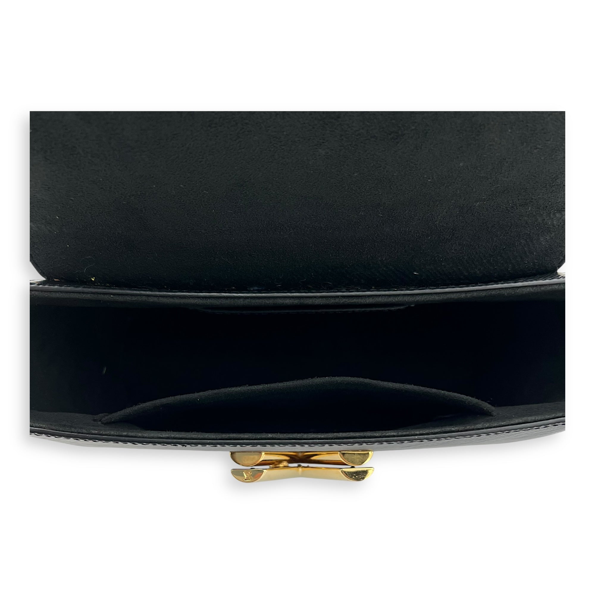 Twist Crossbody Bag MM Black in Epi Leather, Gold hardware - Image 7