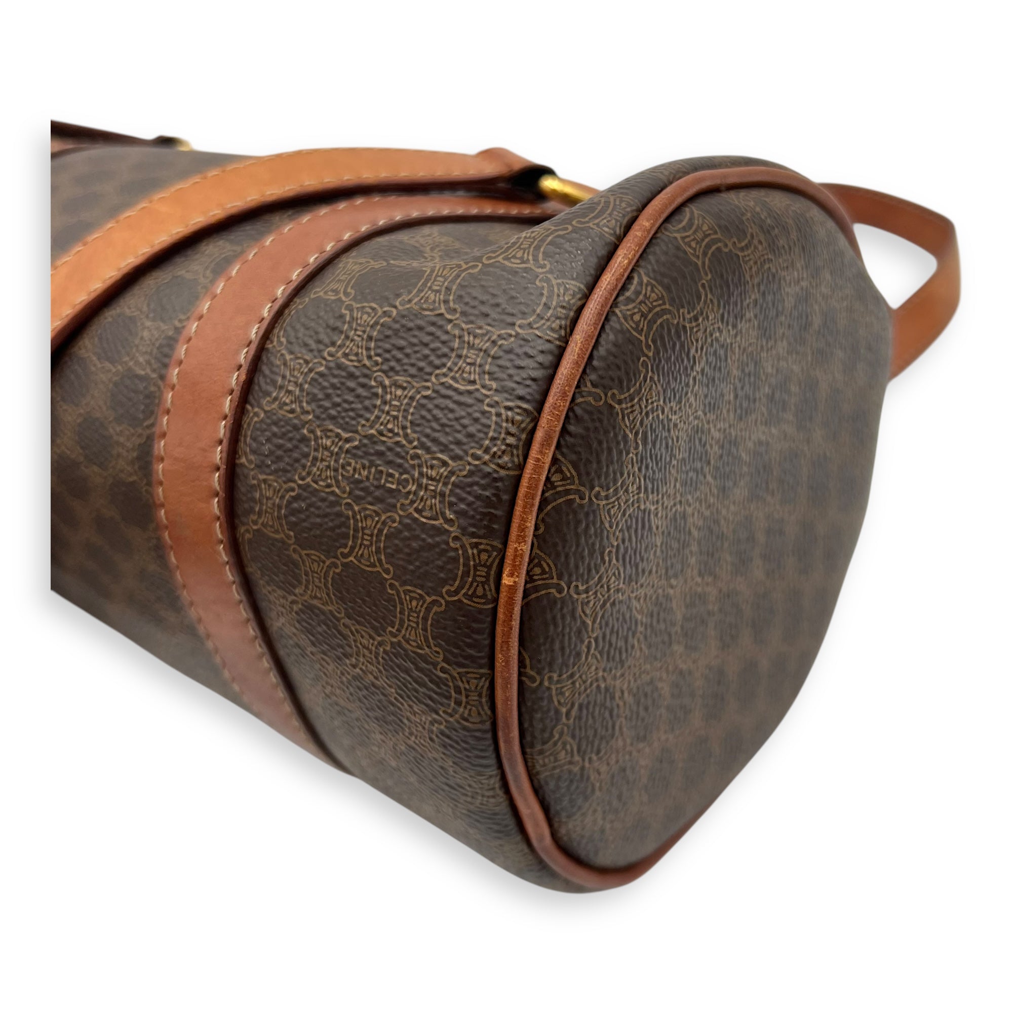 Macadam Shoulder Bag Brown in Coated Canvas, Gold hardware - Image 14