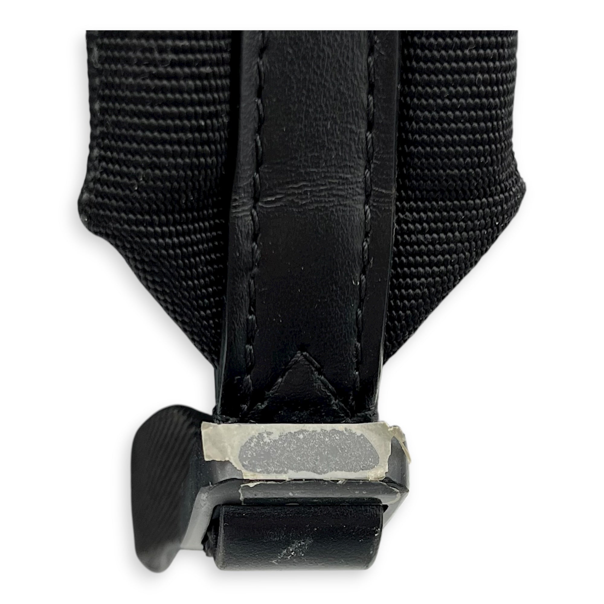 Trio Backpack Black in Coated Canvas, black hardware - Image 11