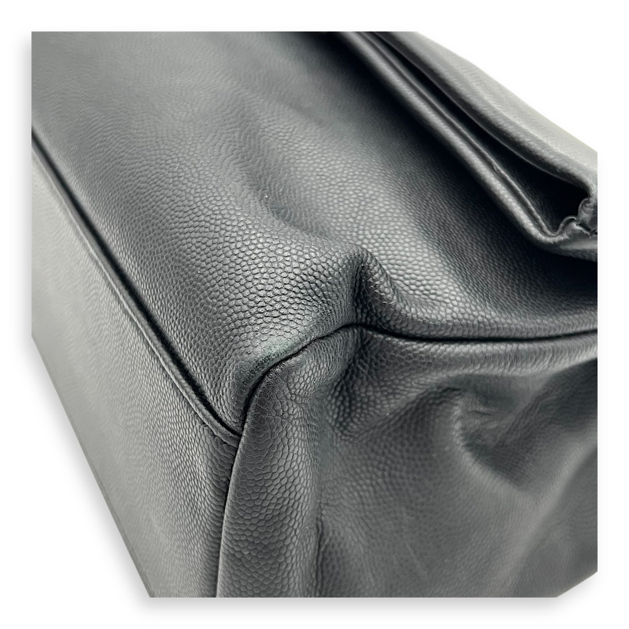 West Hollywood Shoulder Bag Black in Calfskin, Silver hardware - Image 12