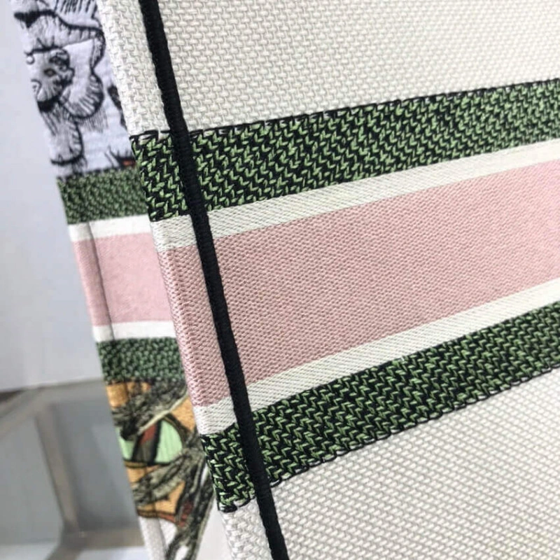 'Christia Christian Dior Small Book Tote Multicolor Cœur EN Fleurs Embroidery - Image 6