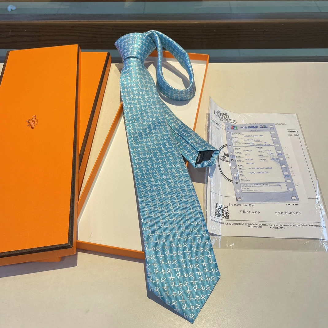 Classic 9640 Hermes Necktie For Men - Image 4