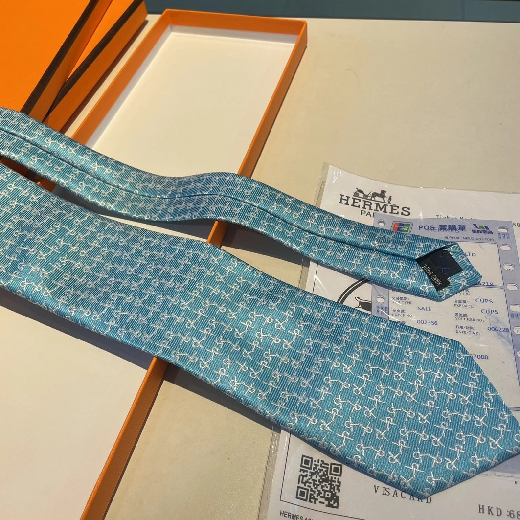 Classic 9640 Hermes Necktie For Men - Image 7
