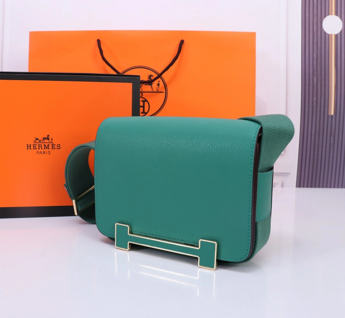 Comfortable 4403 Hermes AAA Quality Messenger Bags For Women - Image 6