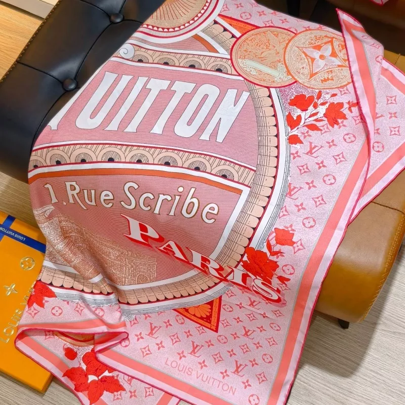 Comfortable 6889 Louis Vuitton Silk Squares - Image 3
