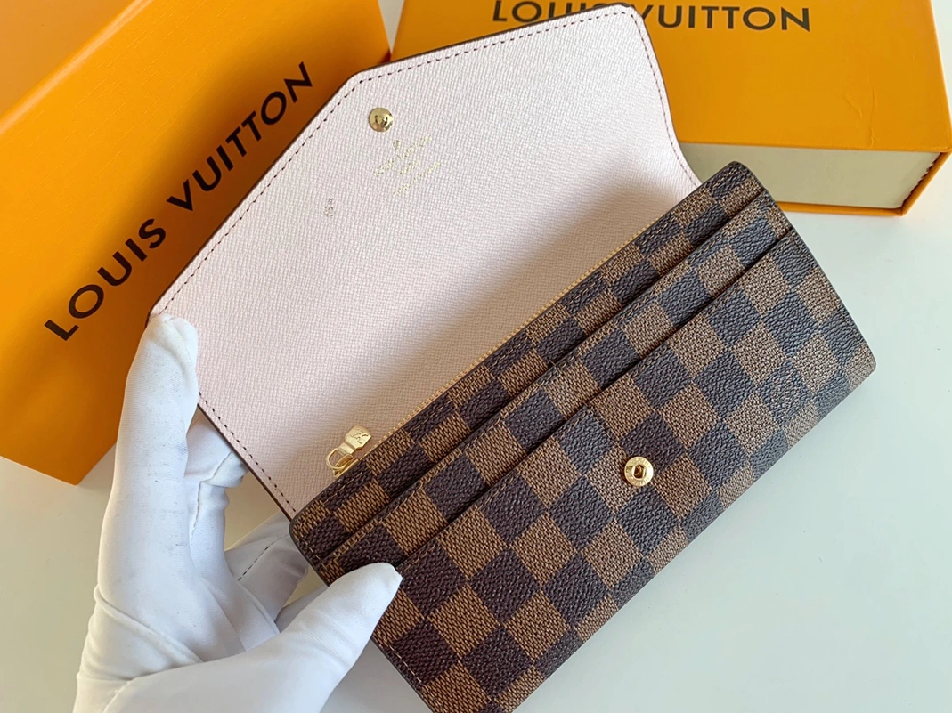 Efficient 3074 Louis Vuitton LV Wallets In Pink For Women - Image 3