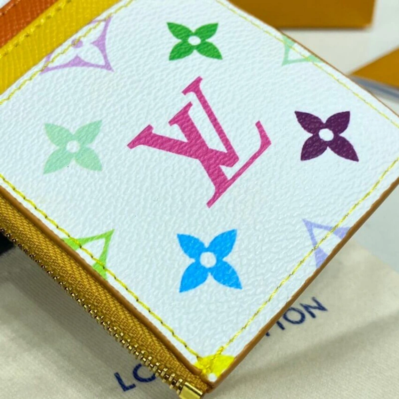 This Upcyc Louis Vuitton Cute Corgi Coin Pouch White - Image 7