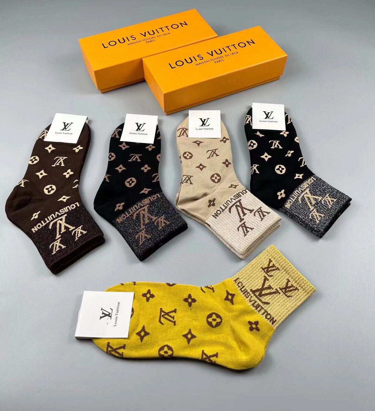 Louis Vuitton LV Socks For Women StreetReady 514 - Image 3