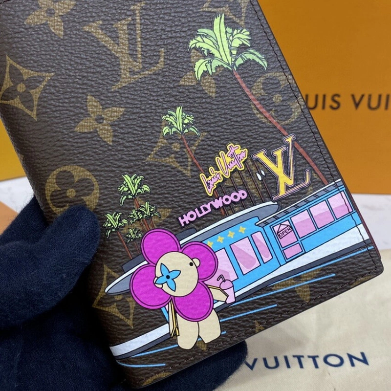 2 flying Louis Vuitton Monogram Canvas Passport Cover - Image 4