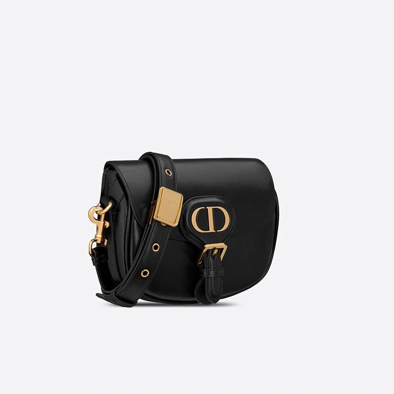 ModernLook 9537 Small Dior Bobby Bag In Box Calfskin Black - Image 3