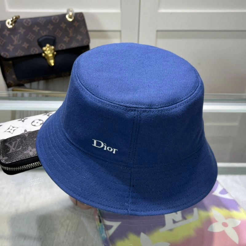 SmartChoice 535 Dior Reversible Bucket Hat Dior Oblique Motif Cotton Blue - Image 3