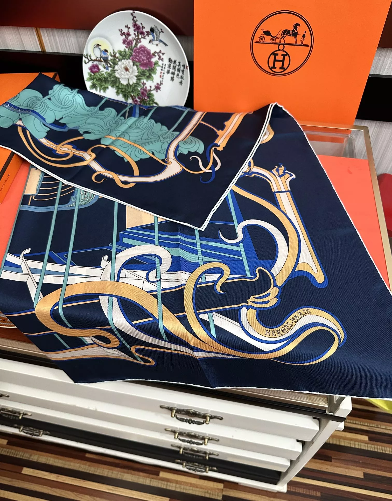 Vibrant 7182 Hermes Silk Squares - Image 4