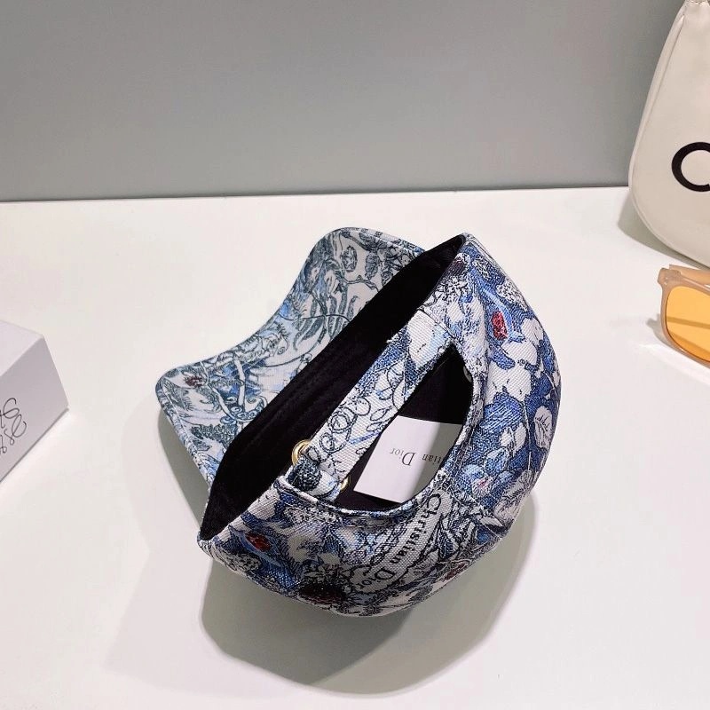 Dior Baseball Cap Jardin Magique Motif Cotton Blue - Image 3