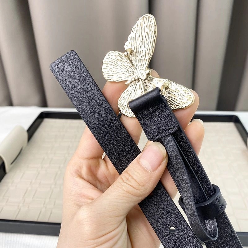 Dior Metamorphose Belt 20MM Ultrasmooth Calfskin Black Gold - Image 3