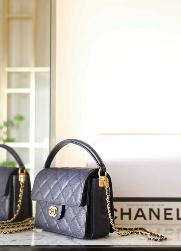 GoAnywhere CHANEL MINI FLAP BAG WITH TOP HANDLE 916 - Image 5